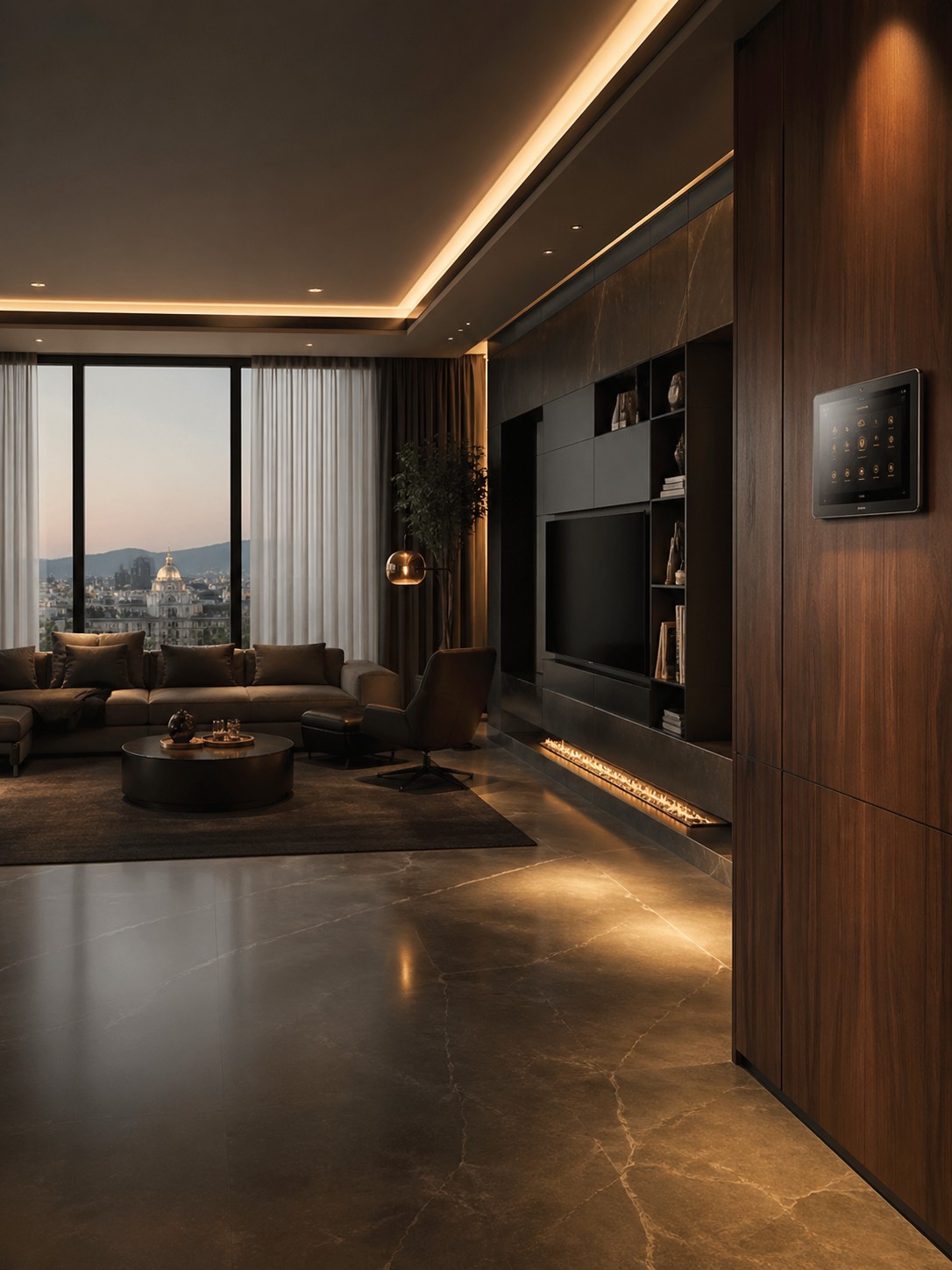 Премиум интериор с управление на умен дом